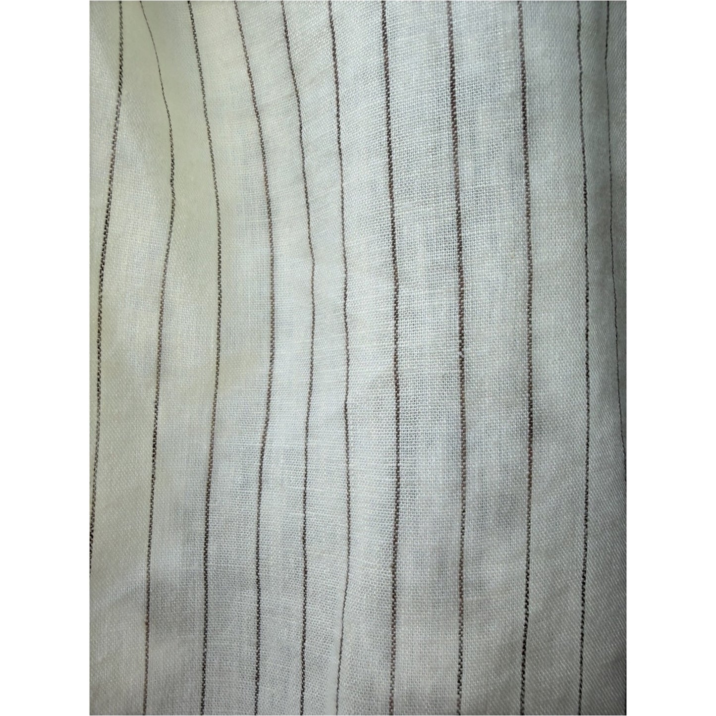 NWT WeWoreWhat Linen Blend Halter Top Open Back Pinstripe Size Large