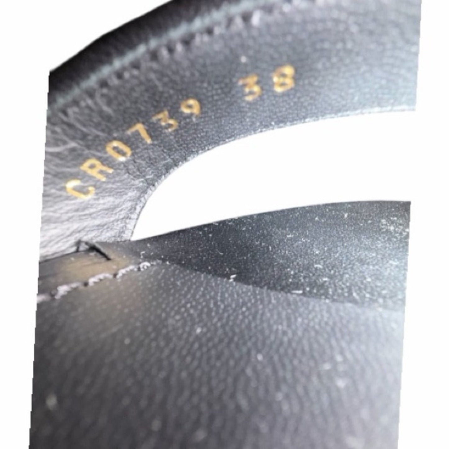 Dolce & Gabbana Black Leather Gold Logo Heel Sandals IT 38 NIB