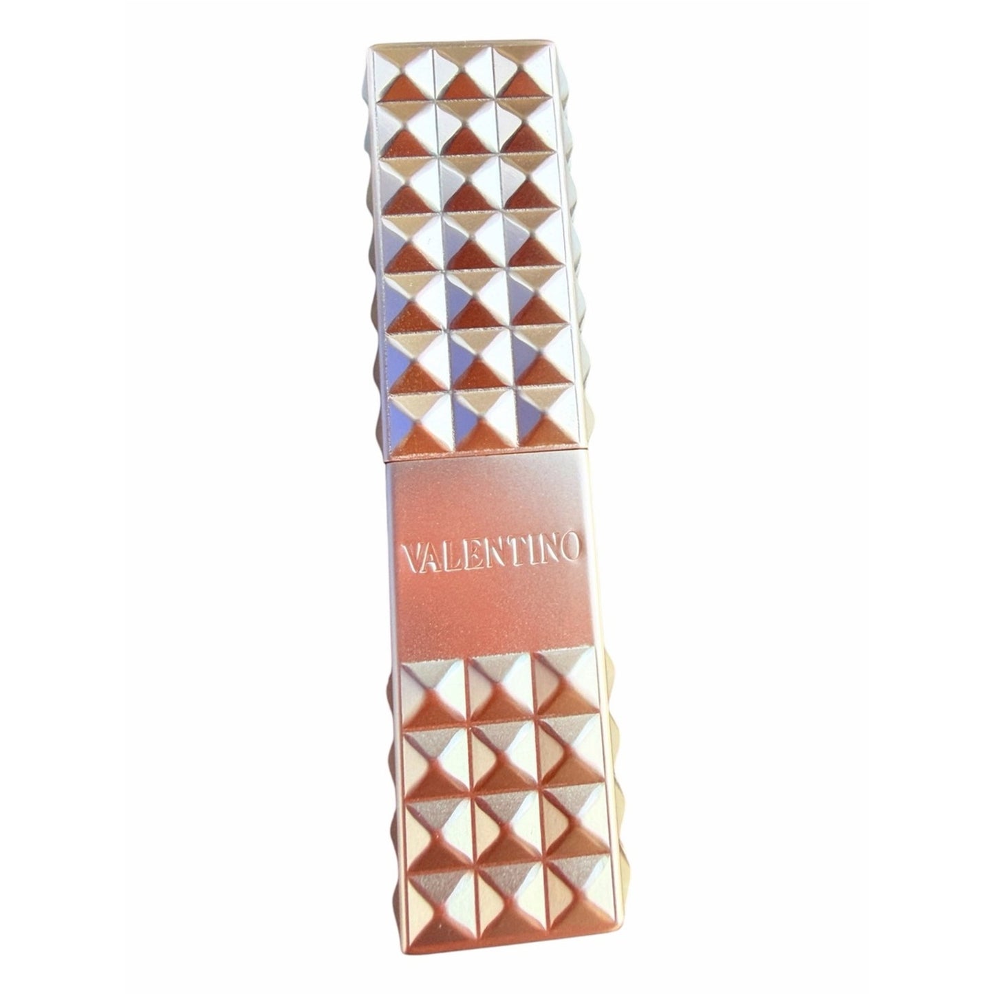 Valentino Spike Matte Lipstick 123R 100R Refill Pink VLogo Pouch Gift Set NIB