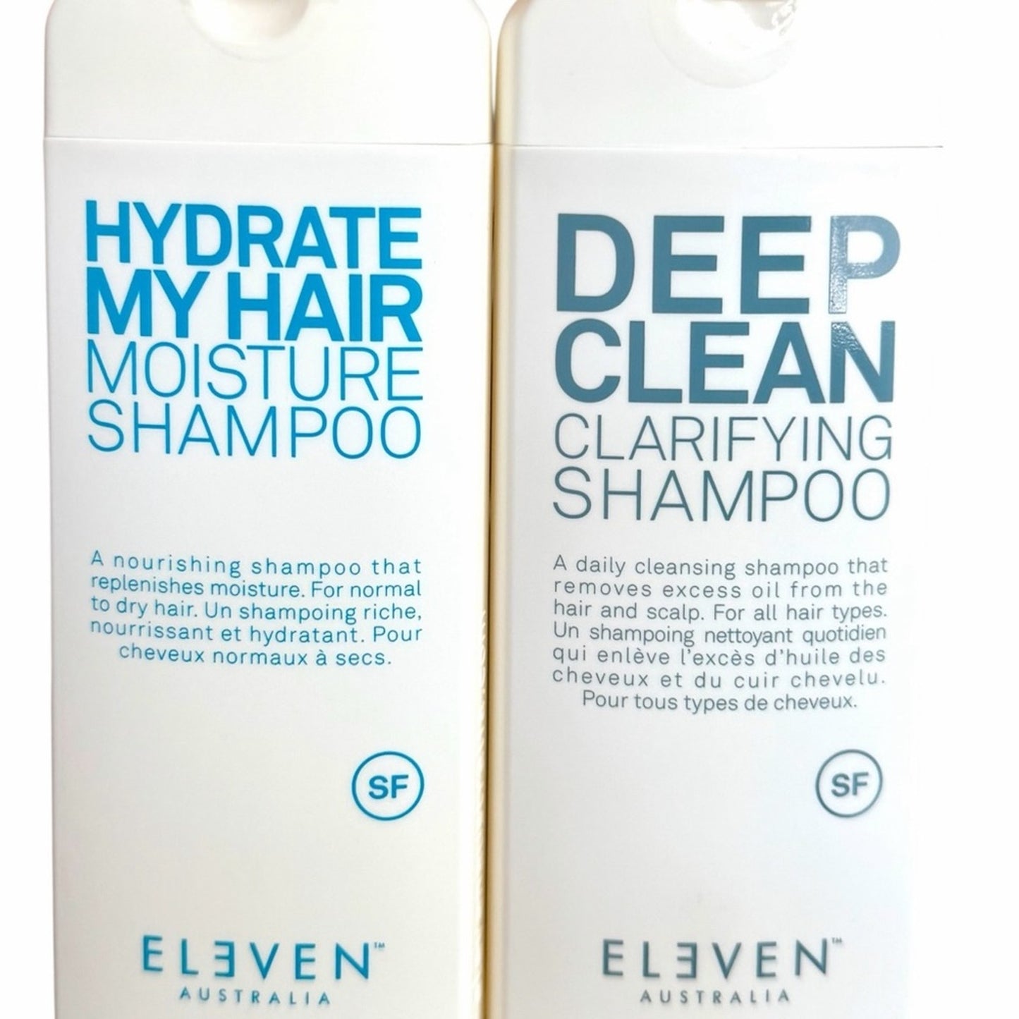 ELEVEN Australia Hydrate My Hair Moisture + Deep Clean Clarifying Shampoo Set