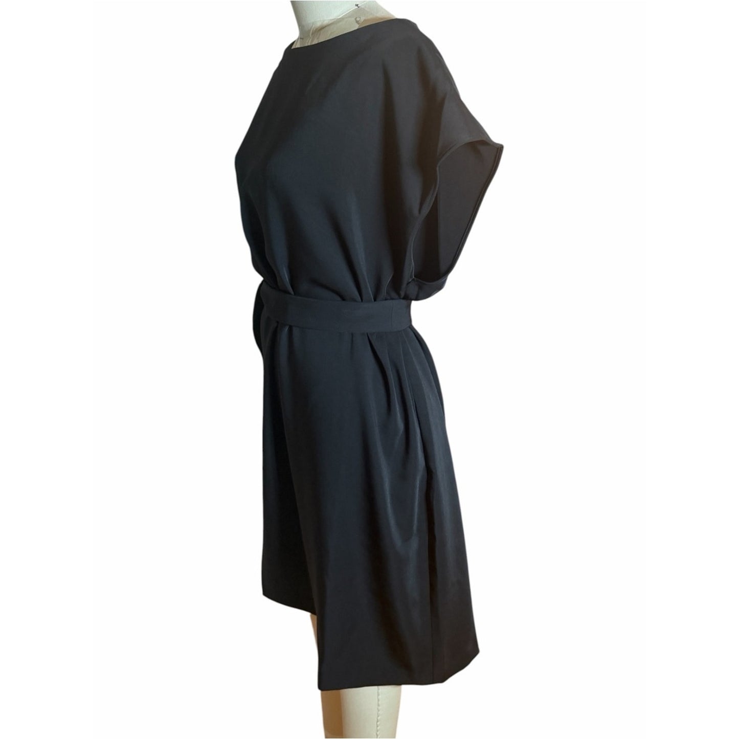 OF MERCER Black Belted Sheath Dress 1X NWT Made in New York