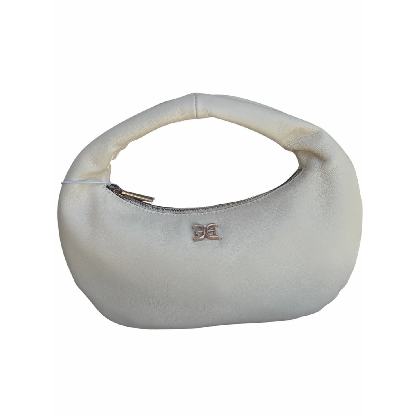 Sam EdelmanTU/OS Mini Hobo Bag Cream Leather Crescent Shoulder Bag NWT
