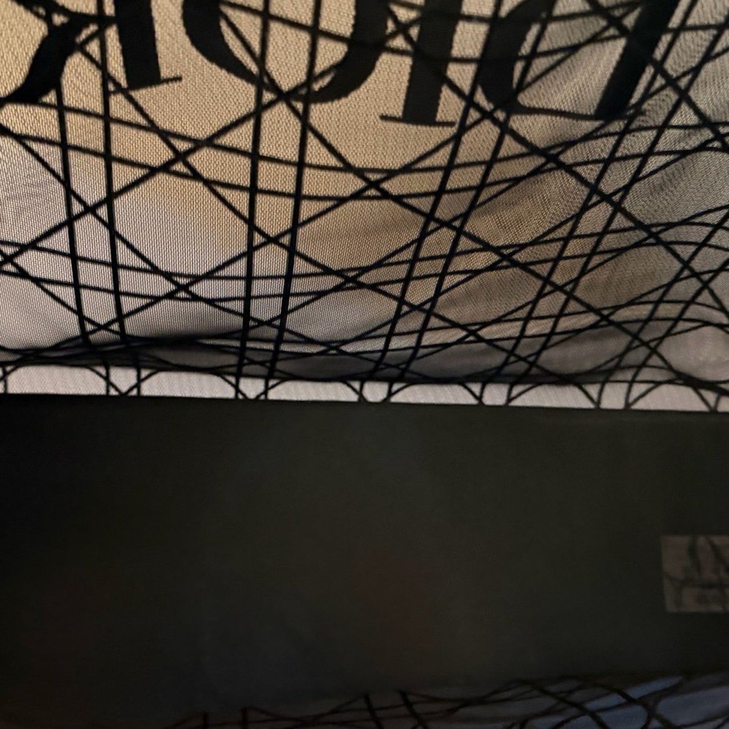 - Dior Black Mesh Cannage Tote | Large Boutique Collector Bag | New in Packaging