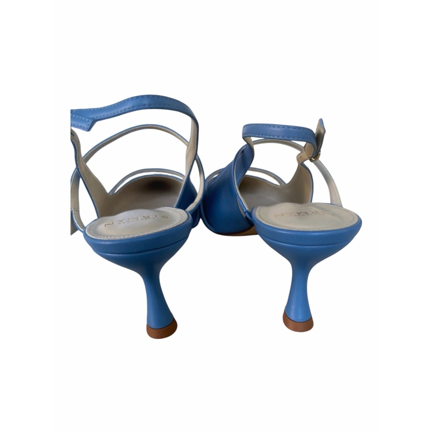 Alexandre Birman Tita 60 Kitten Heel Slingback Pumps Blue 40
