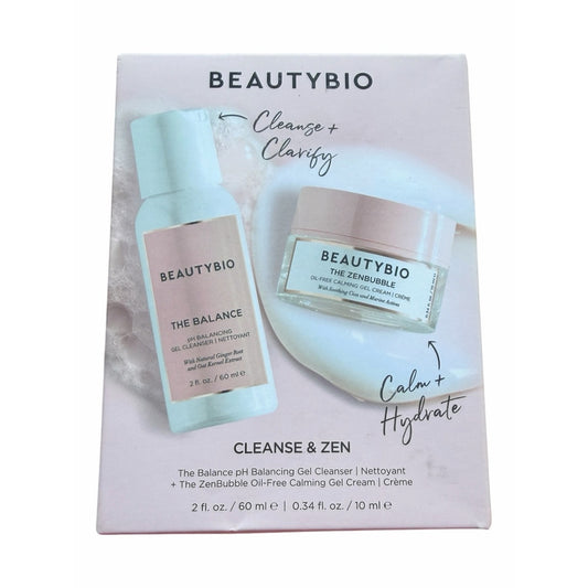 BeautyBio Cleanse & Zen Mini Set NWT Sealed Balance Cleanser ZenBubble