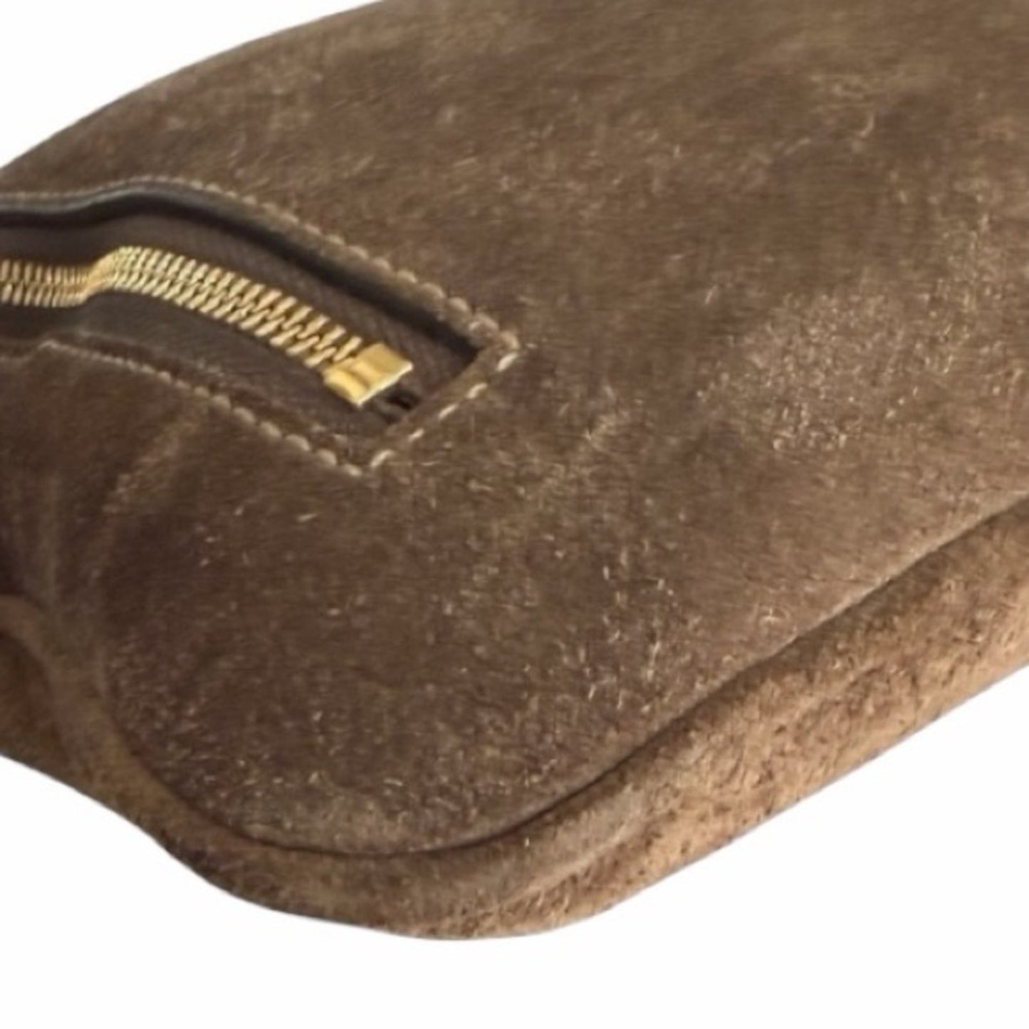 Vintage Coach Brown Suede Crossbody Bag Adjustable Strap