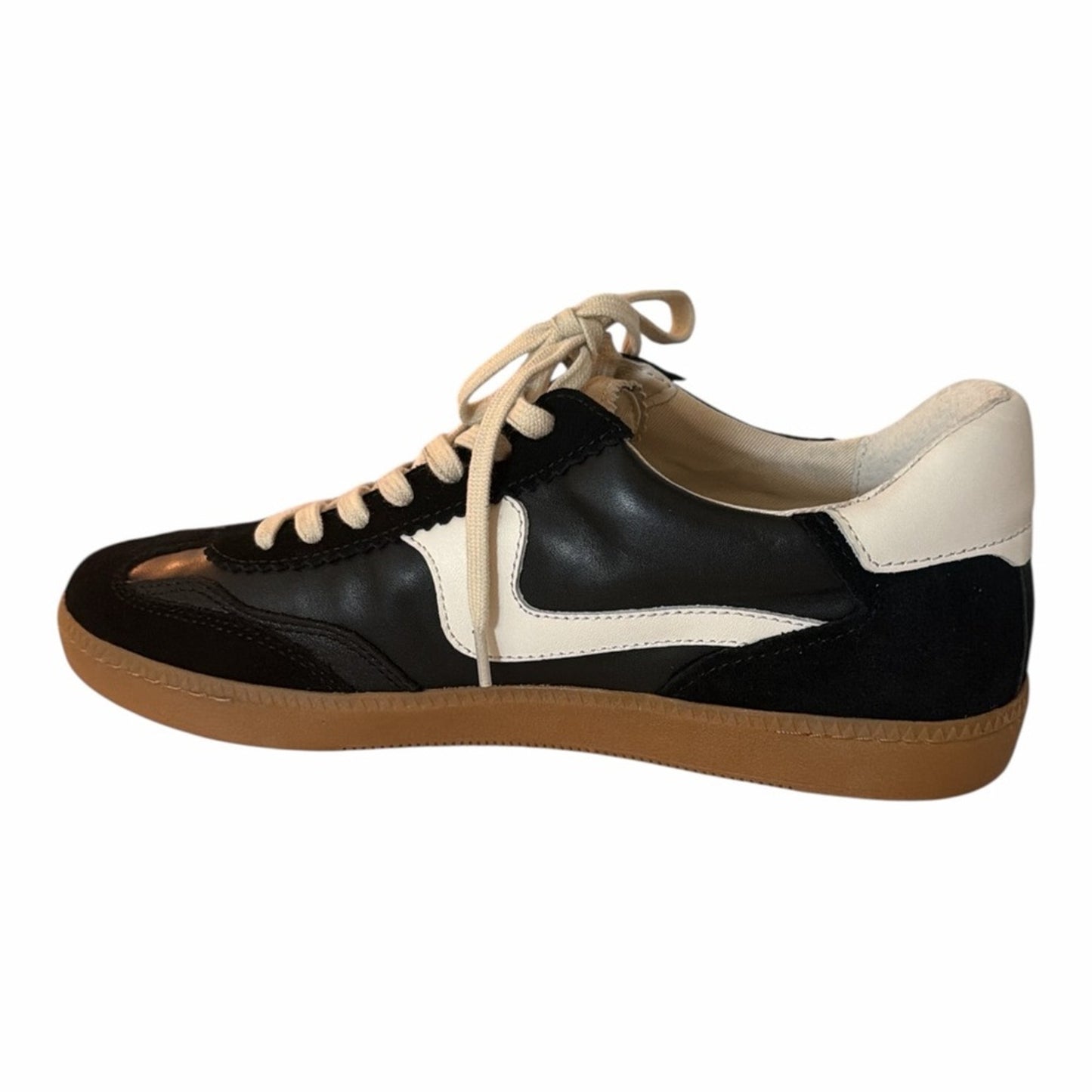 Dolce Vita Notice Retro Sneakers Black White Gum Sole NIB Women’s Size 10