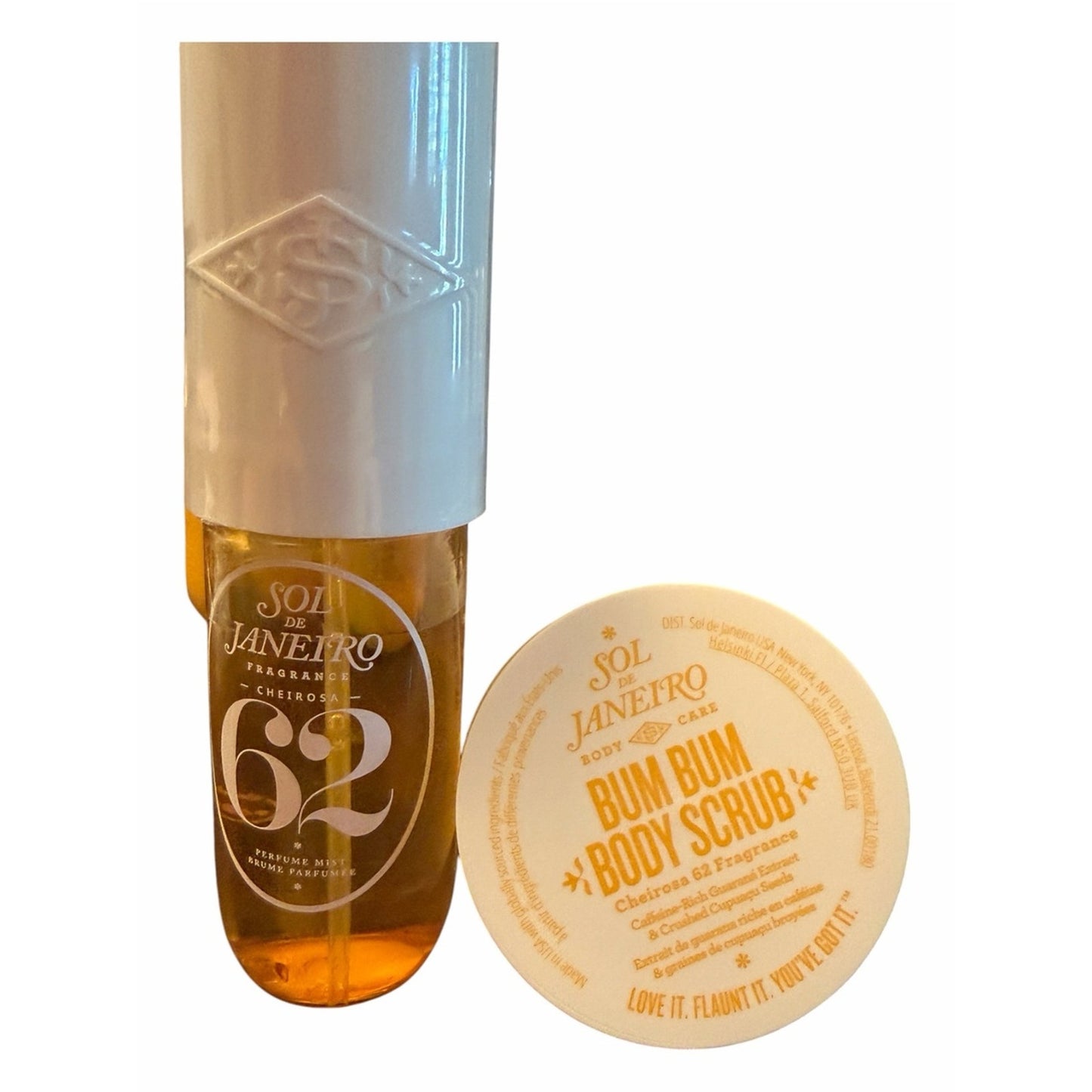 Sol de Janeiro Cheirosa 62 Mist & Bum Bum Body Scrub Travel Set New & Sealed