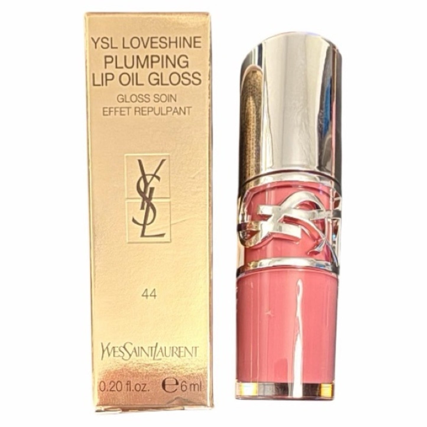 YSL Loveshine Plumping Lip Oil Gloss
#44 Nude Lavallière NIB