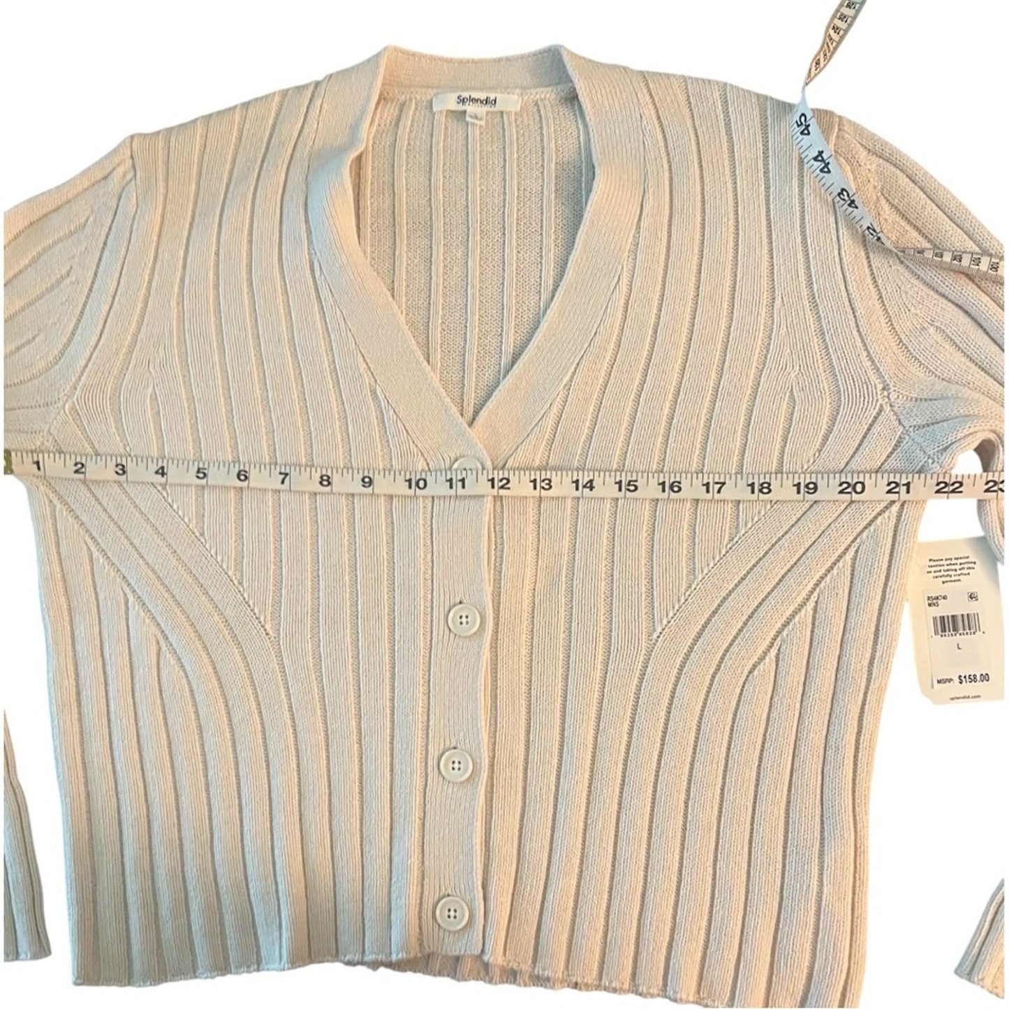 Splendid Kritzia Cardigan In Ivory Large NWT