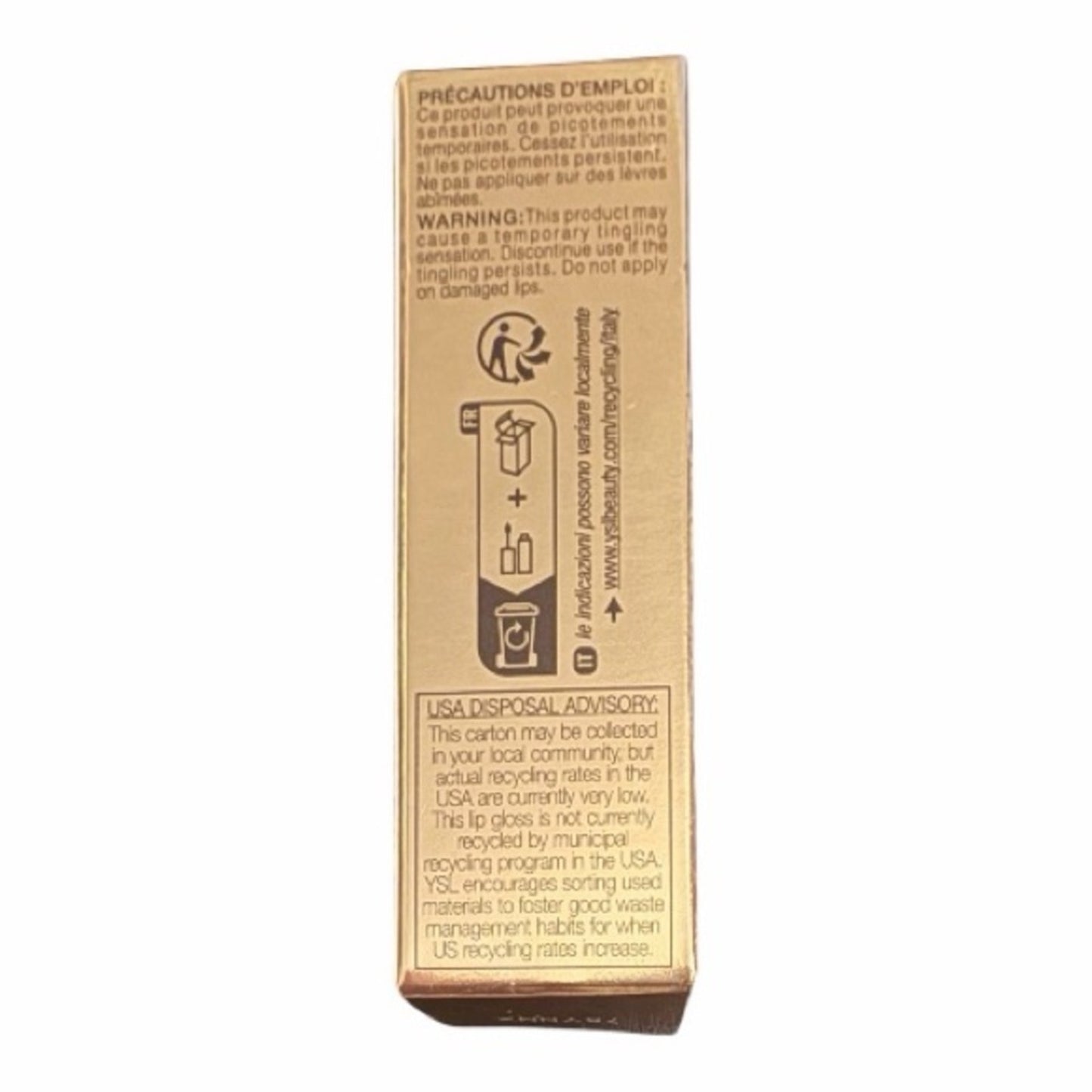 YSL Loveshine Plumping Lip Oil Gloss
#44 Nude Lavallière NIB