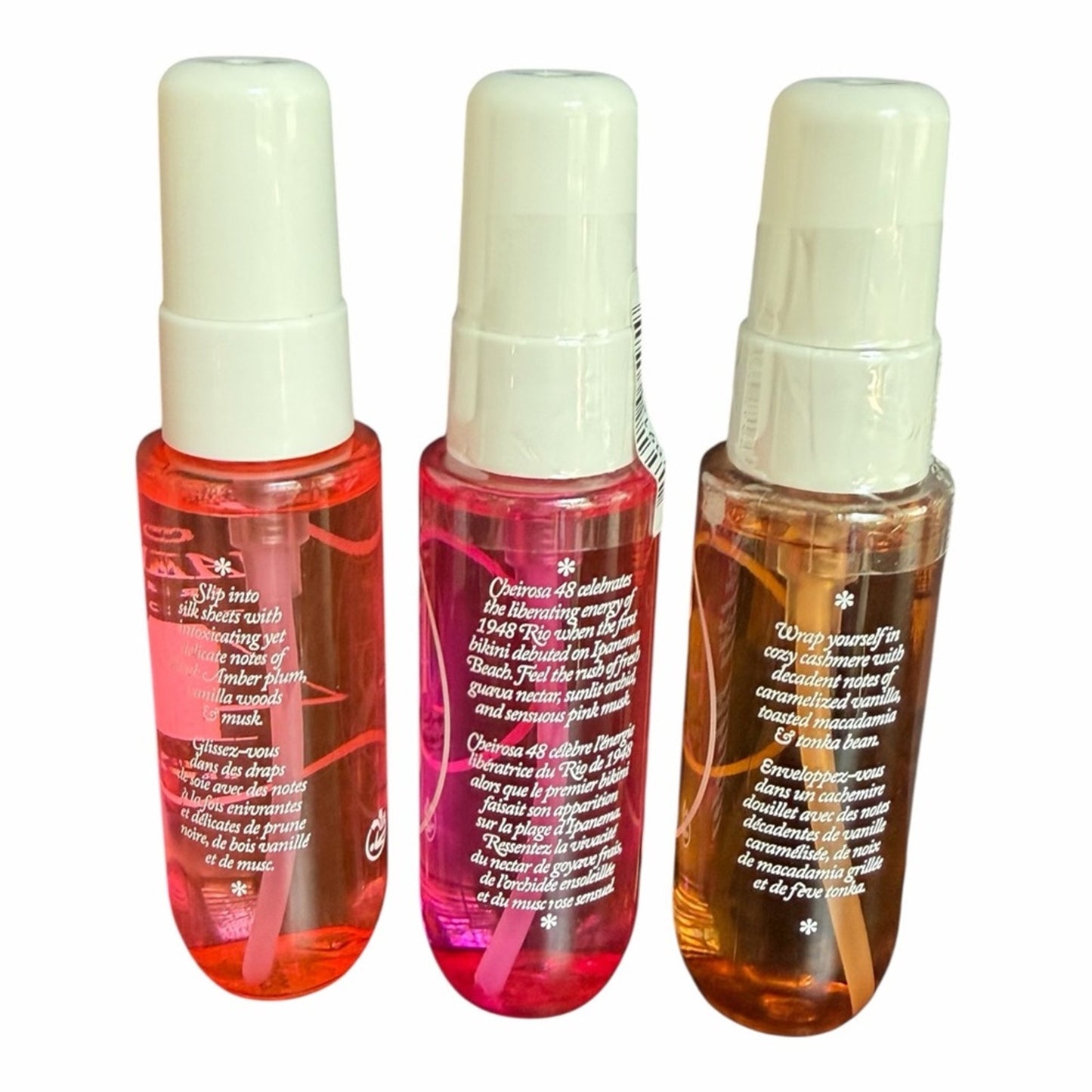 Sol de Janeiro Mini Perfume Mist Bundle 3pc Cheirosa #40, #48 , #71 Travel Size Set