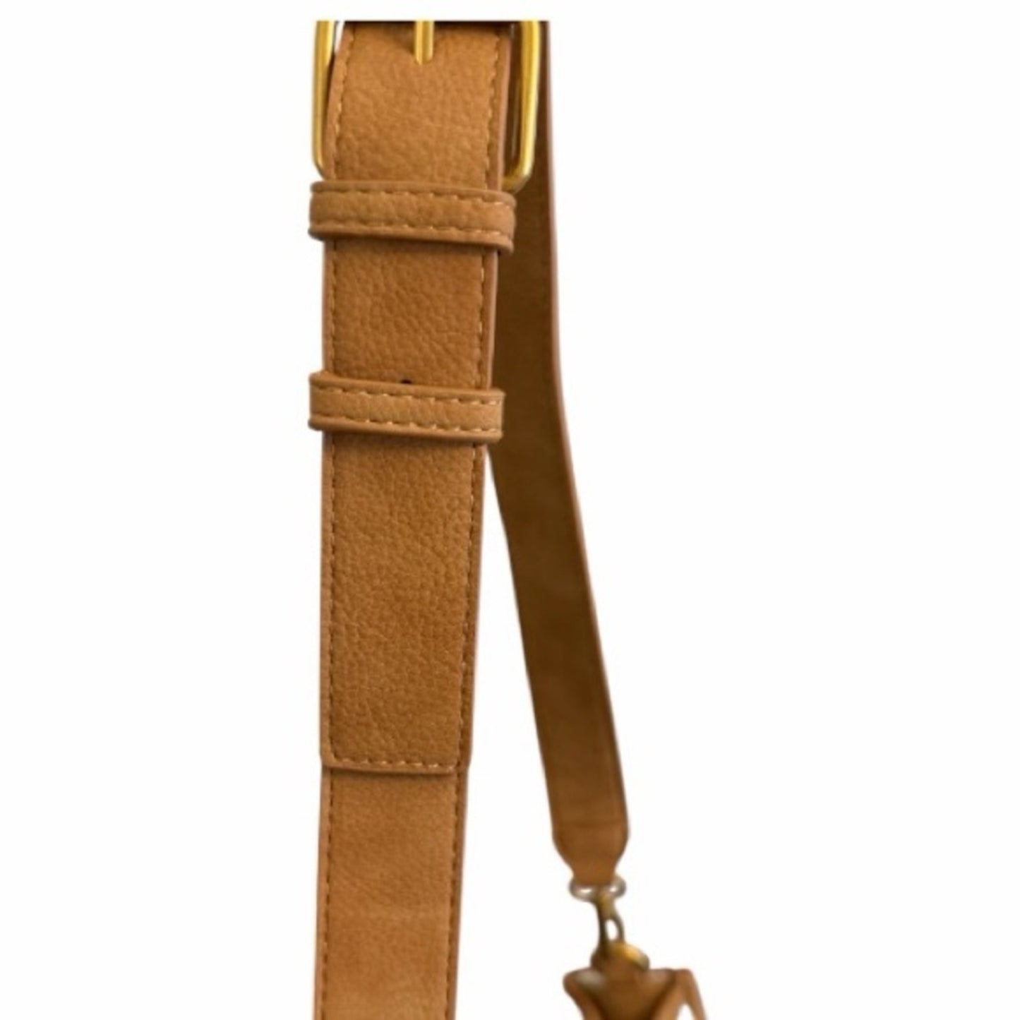 Faux Fur Sherpa Fairycore Crossbody & Shoulder Bag – 2 Straps – Cream/Tan – NWT