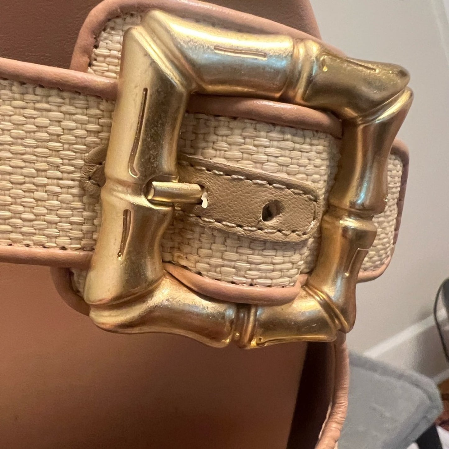 Schultz Encla Sporty Natural Ariel Sandal 9.5
NIB Cream, Tan & Gold
