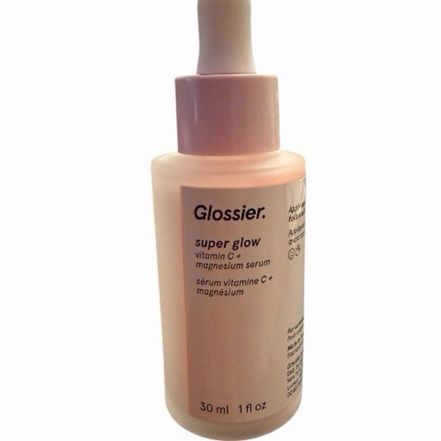 Glossier Super Glow Vitamin C + Magnesium Brightening Face Serum 1oz/30ml BNIB