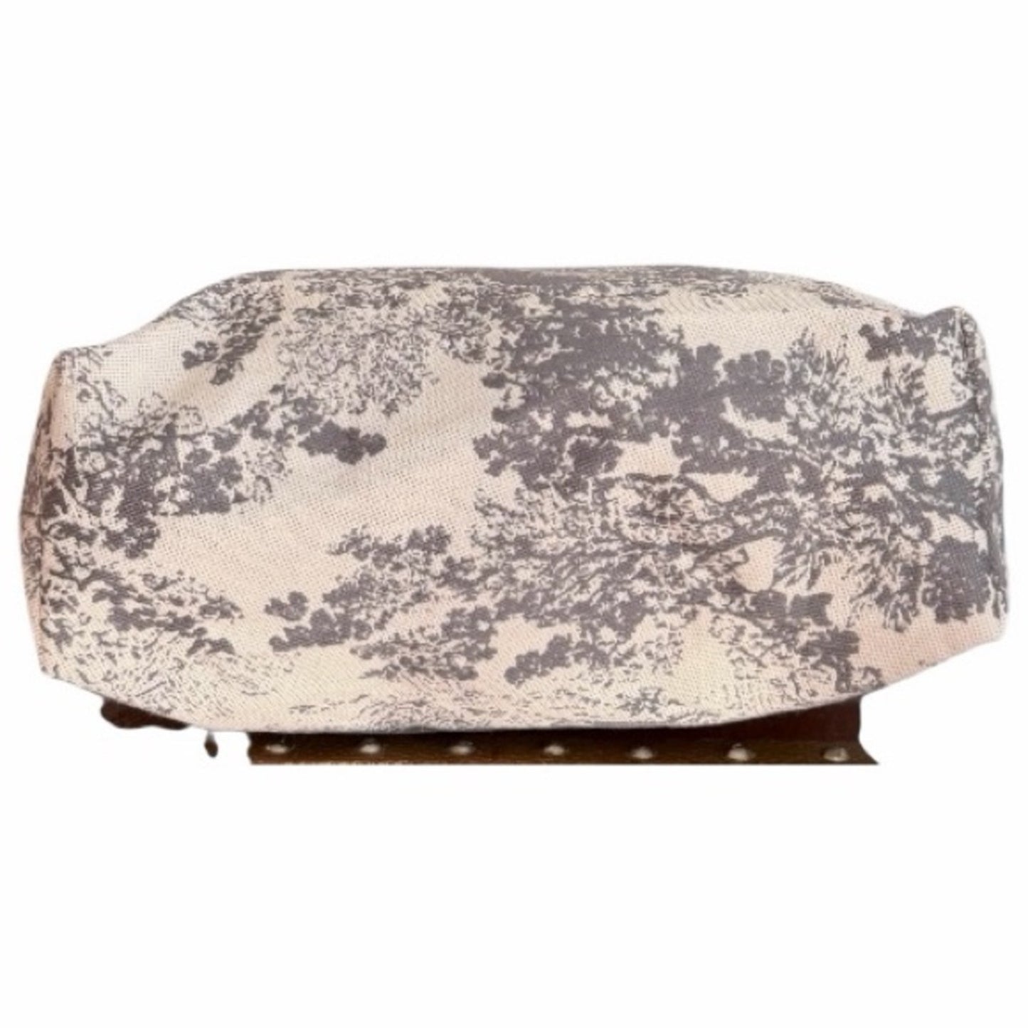 Authentic Christian Dior boutique canvas tote  Dior toile print with front logo.