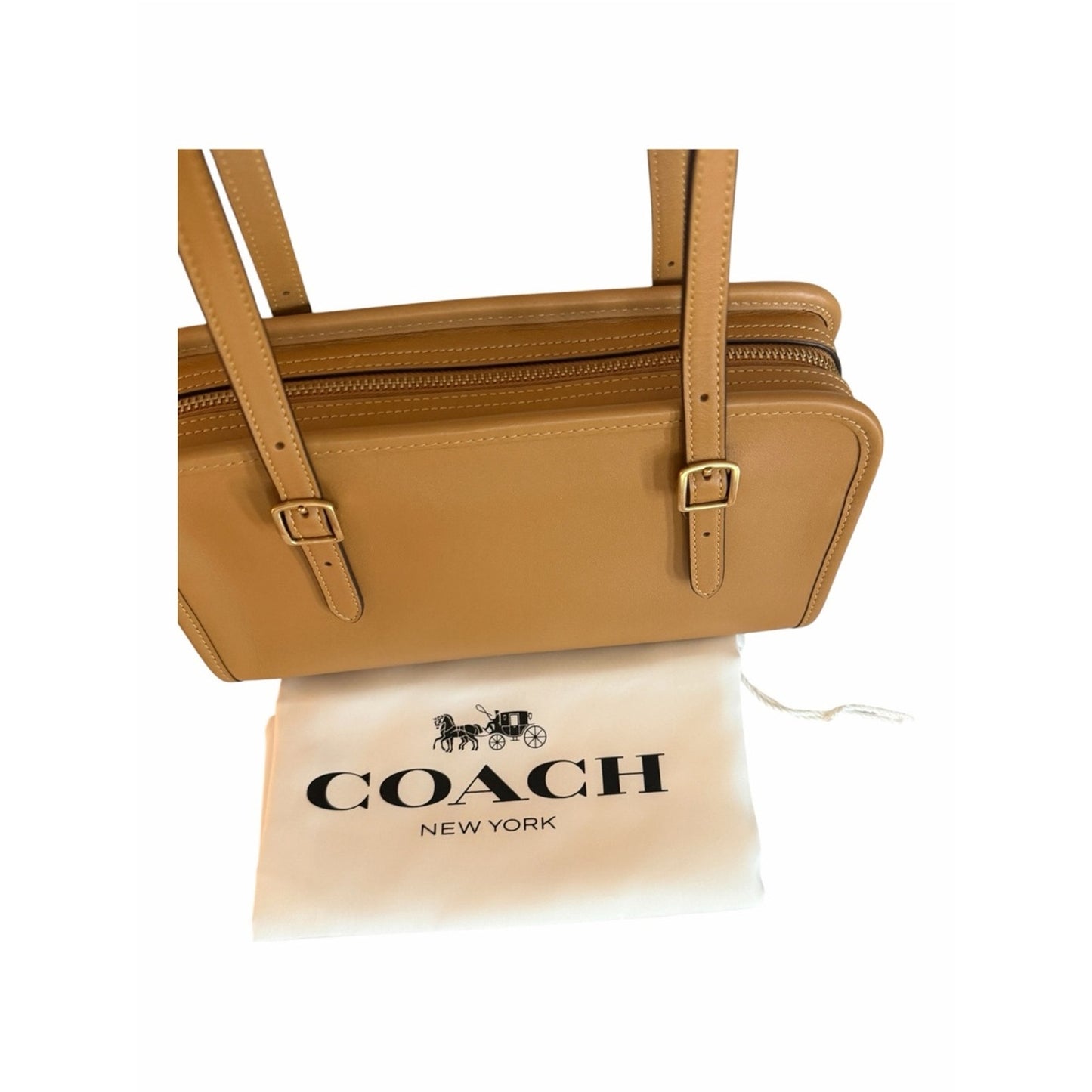 Coach Swing Zip Bag 1998 Re-Edition Tan Glove-Tanned Leather NWT Shoulder Bag