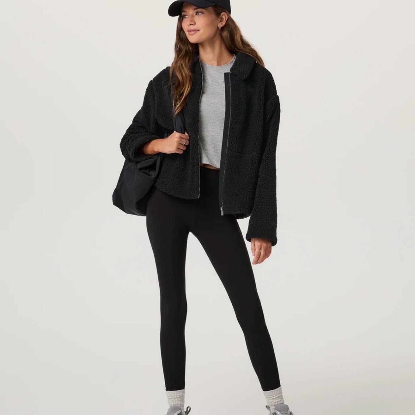 RAINS Kody Black Fleece Bomber
Jacket | NWT | Medium