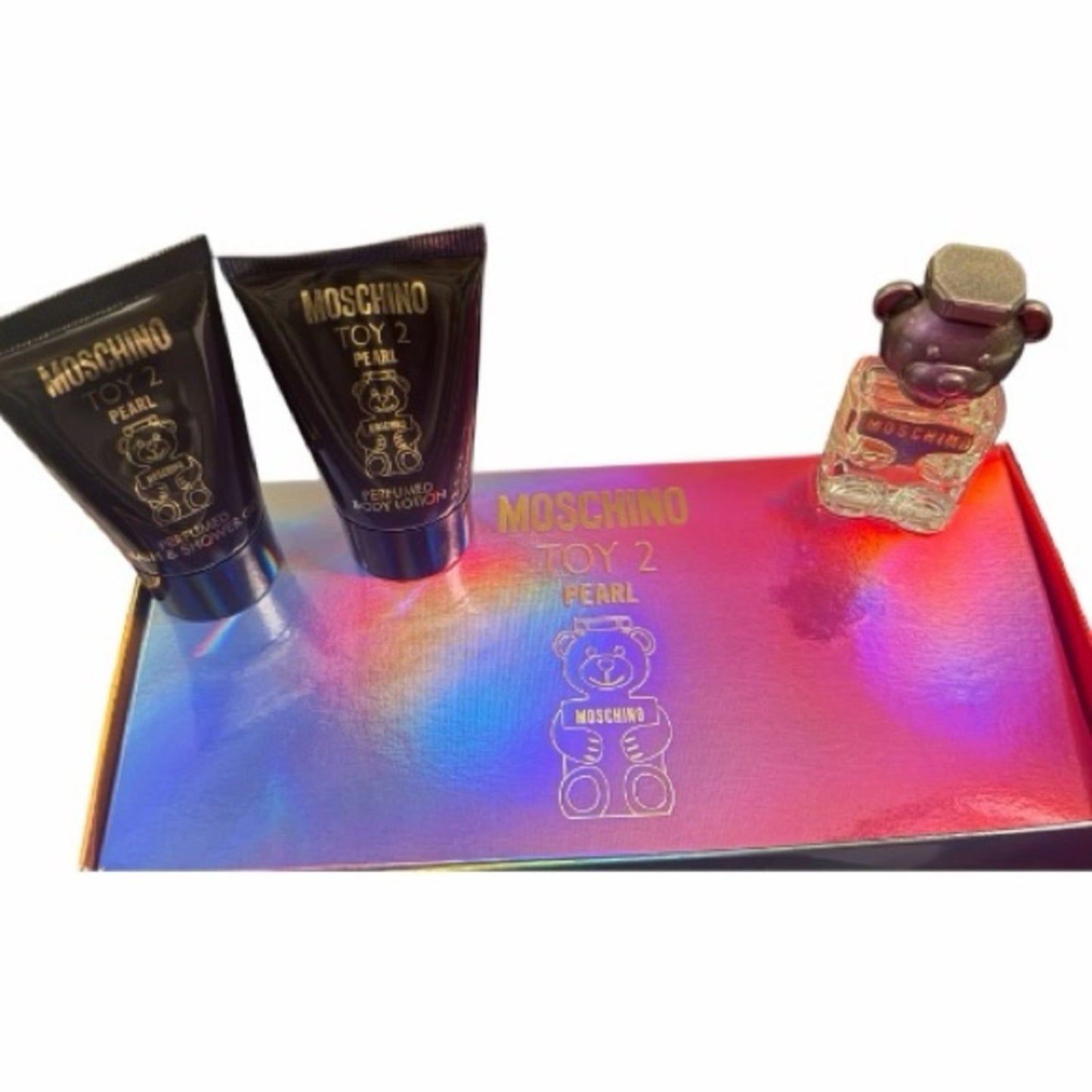 Moschino Toy 2 Pearl Gift Set EDP in Glass Bottle + Body Lotion + Shower Gel