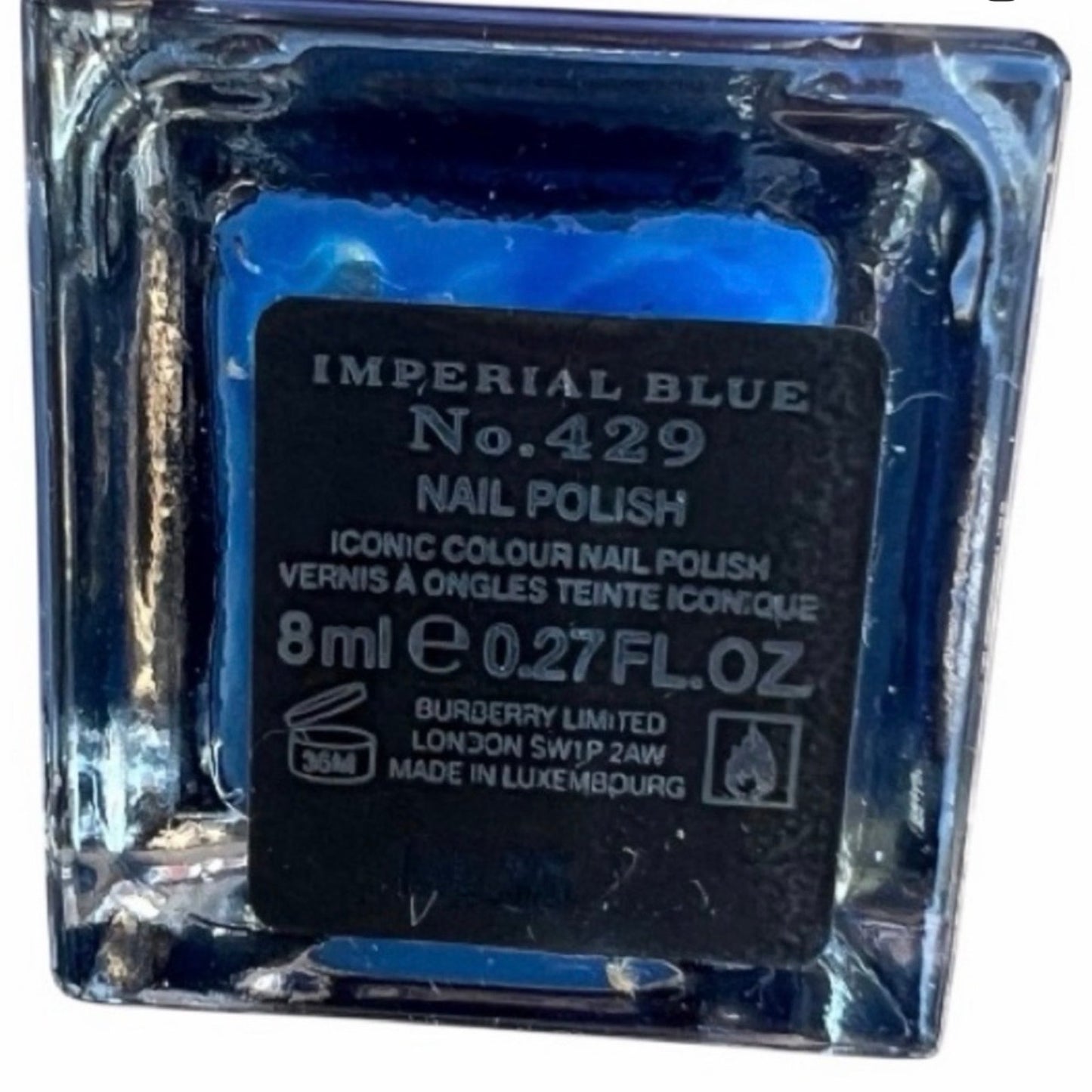 Burberry No. 29 Nail Polish Imperial Blue New In Box