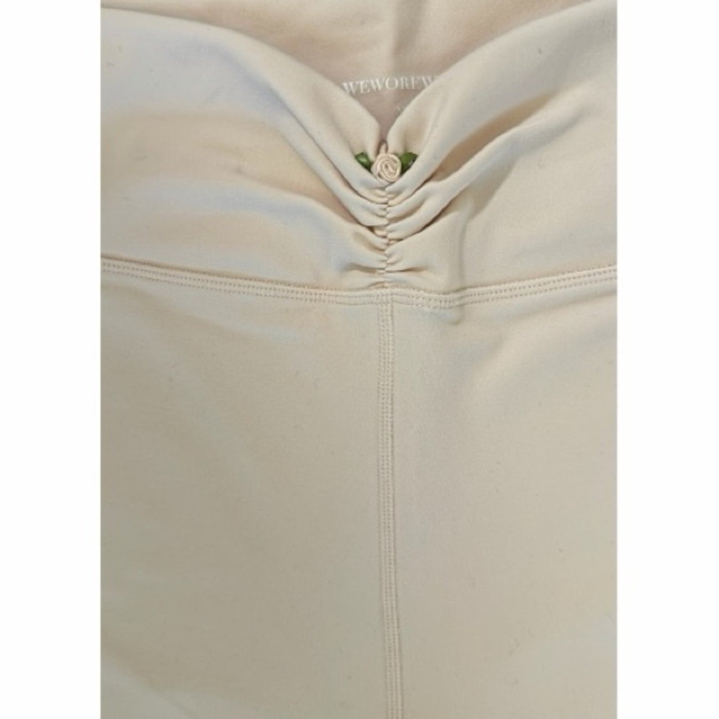 We Wore What Ruched V-Waist Leggings in Ballerina Slipper NWT Size XL