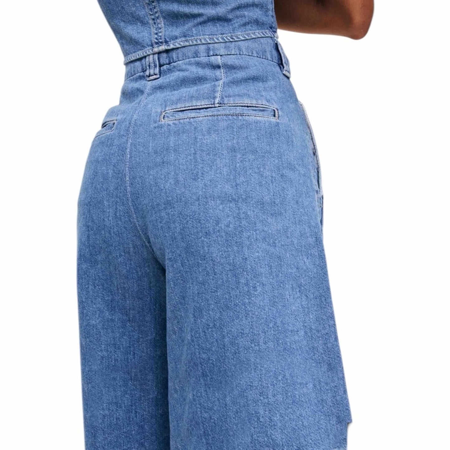 DL1961 Hepburn Pleated Denim Shorts 28 NWT High Rise Wide Leg