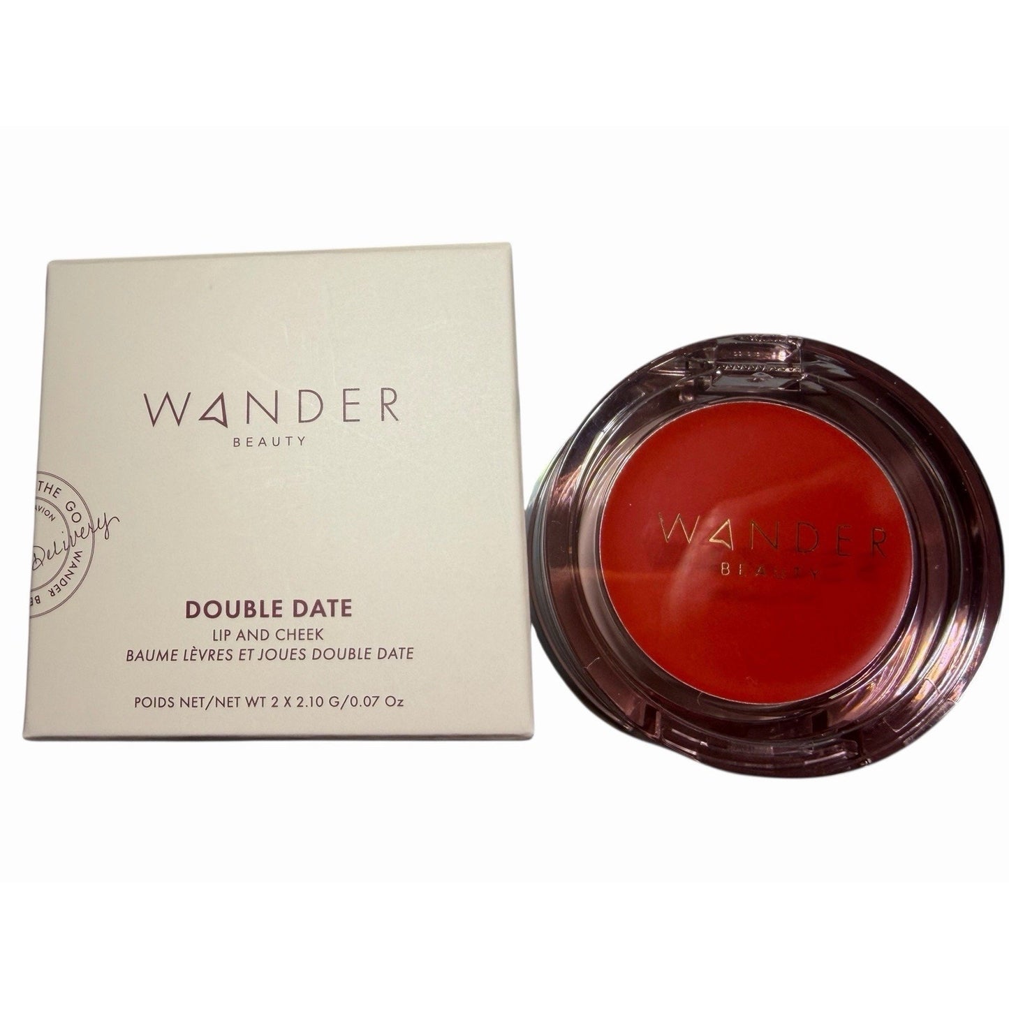 Wander Beauty Double Date Lip and Cheek Balm Be Mine / Swipe Full Size NEW