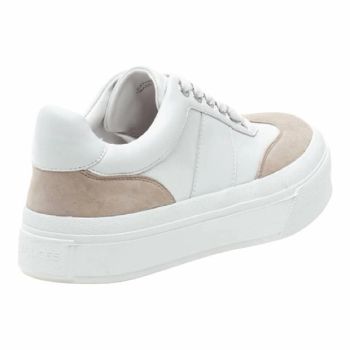 J/Slides White and Tan Sneakers 8.5 Gabbie NIB