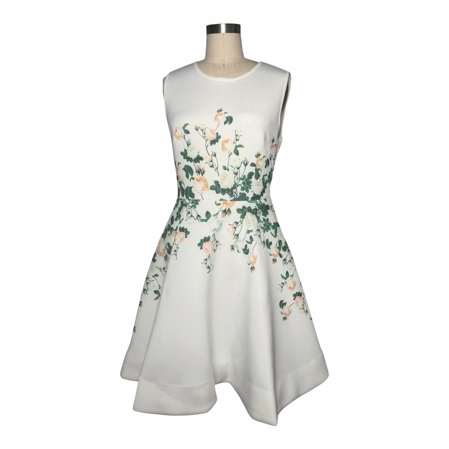 NWT Erin Fetherston Floral Scuba Fit & Flare Dress Pockets Sz 8 MSRP $325