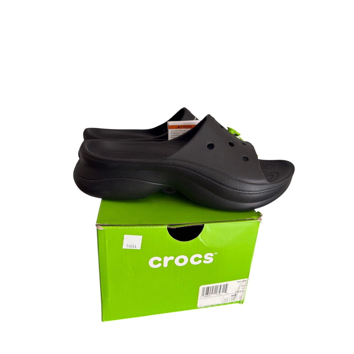 CROCS Bae Slide in black Women's Size 9 NIB