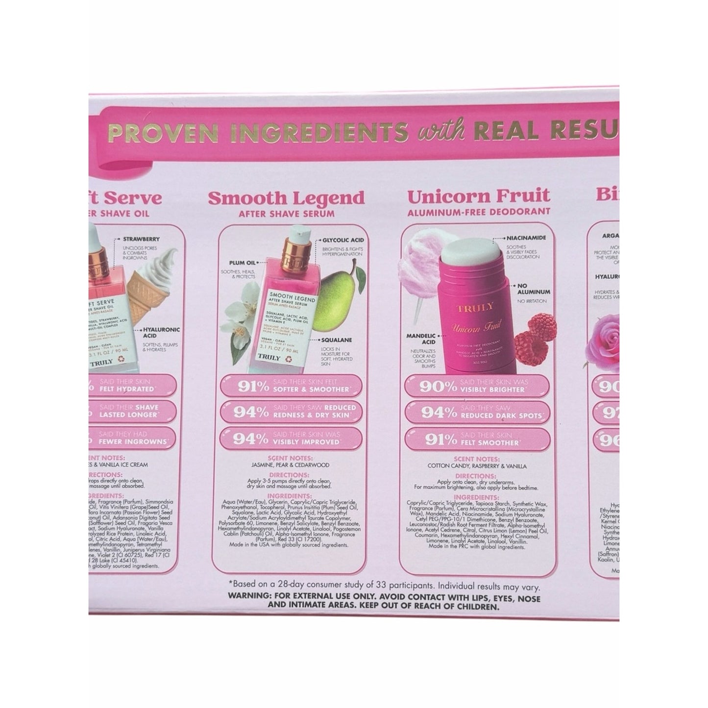 Truly The Viral Edit Vol. 1 Gift Set NIB Factory Sealed 4 Full Size Products