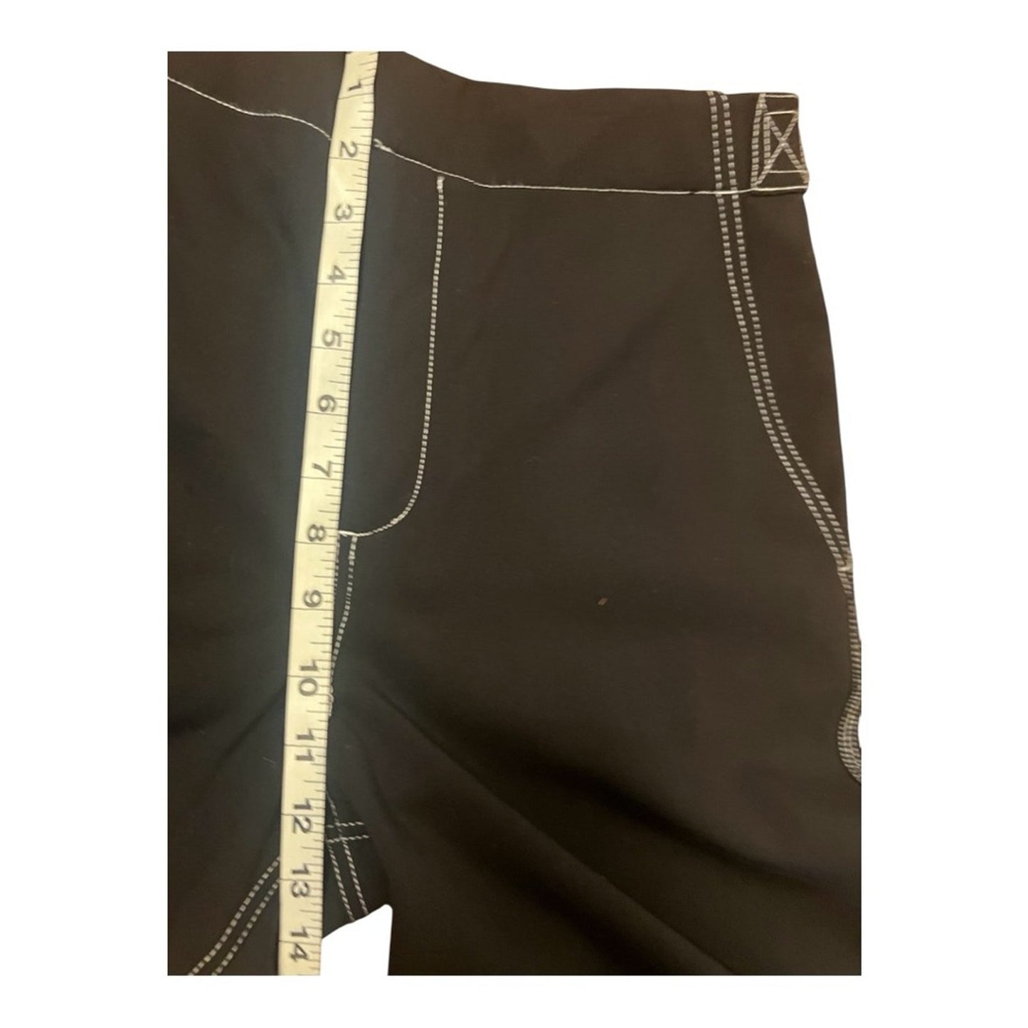 Rag & bone NWT Irina Contrast-Stitch
Straight-Leg Mid-Rise pants Size 8
