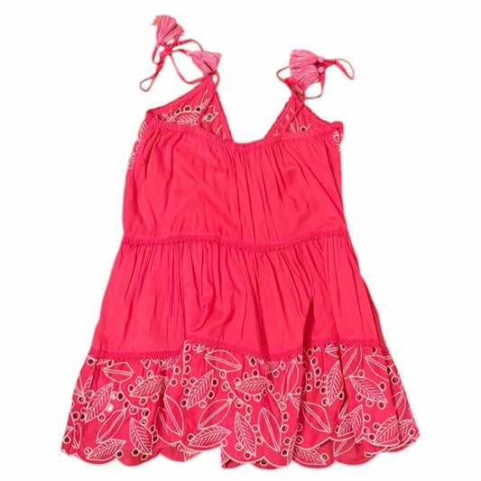 Ramy Brook Makenzy Dress - Embroided Pink Mini Dress Size Small