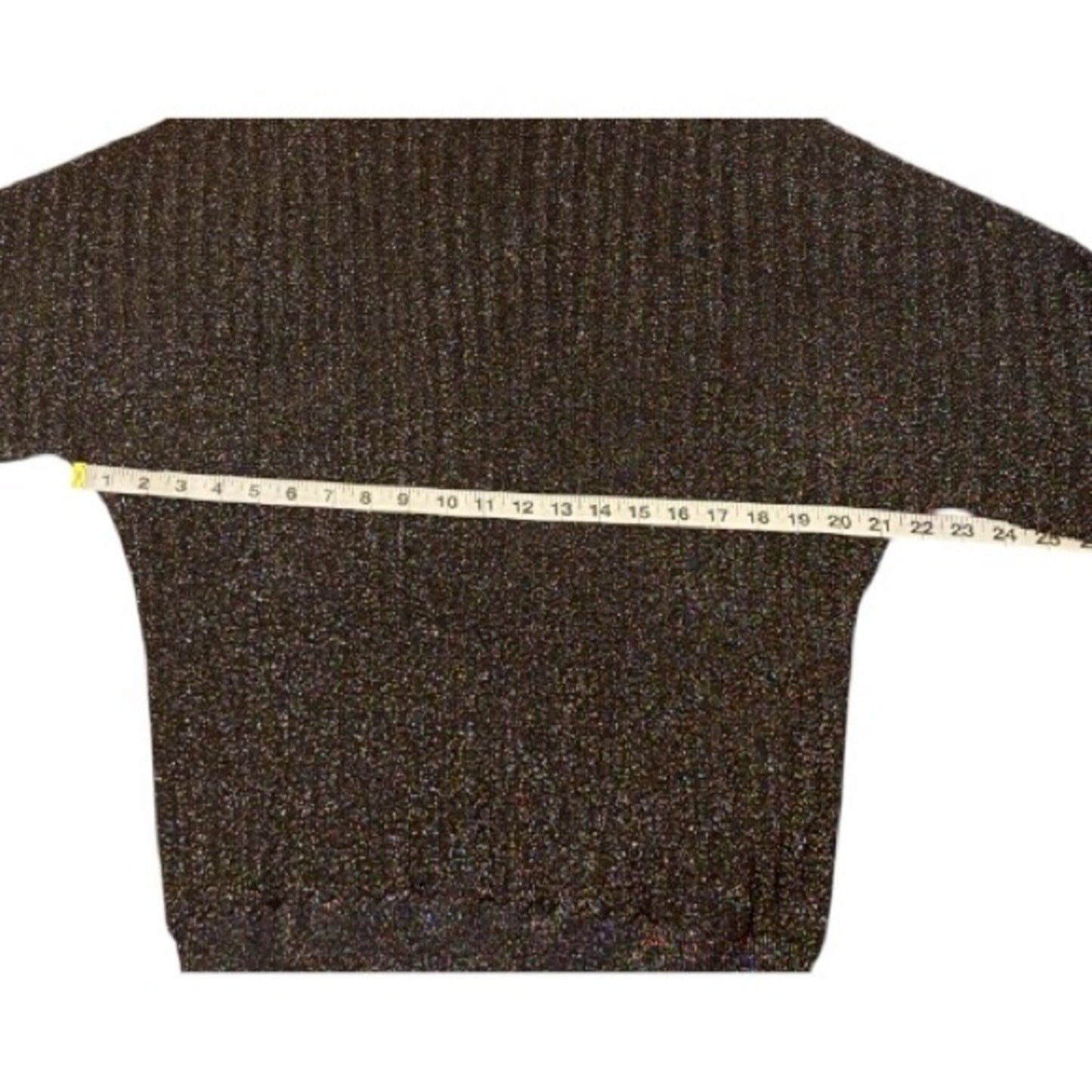 Elie Tahari Black Sparkle Turtleneck Sweater Size L  NWT