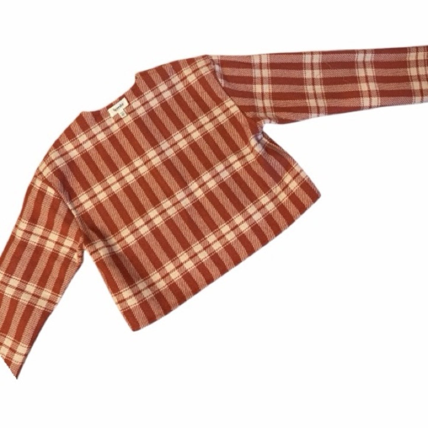 Splendid Reversible Tiffany Plaid 
Jacket - Pink/Cream - Snap Front -Size XS NWT