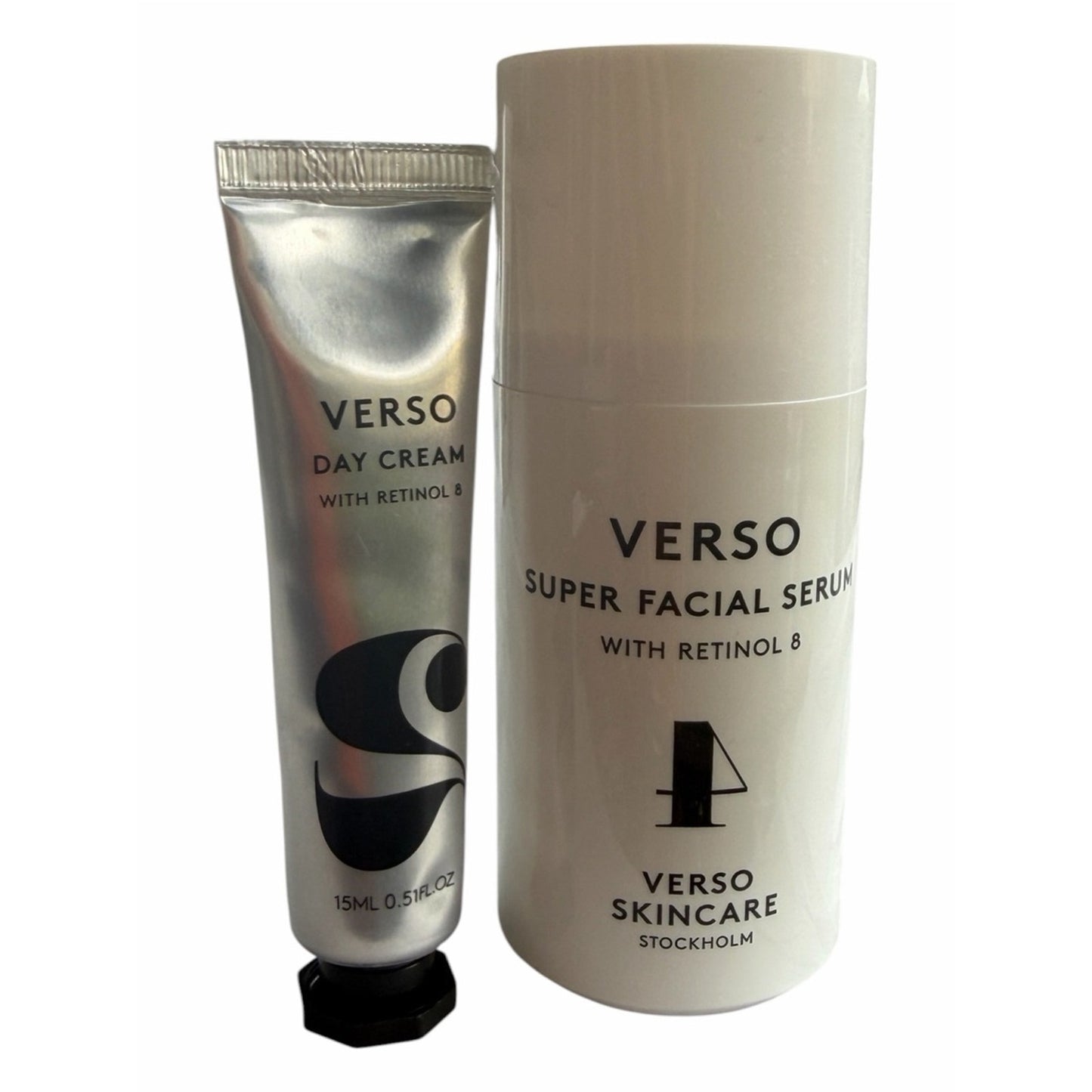 Verso Super Facial Serum Retinol 8 30ml NIB + Day Cream Bonus