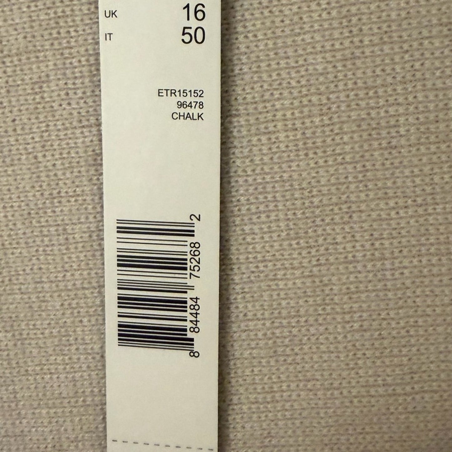 Elie Tahari Ivory Sweater with Lace-Up Sleeves NWT Size Large