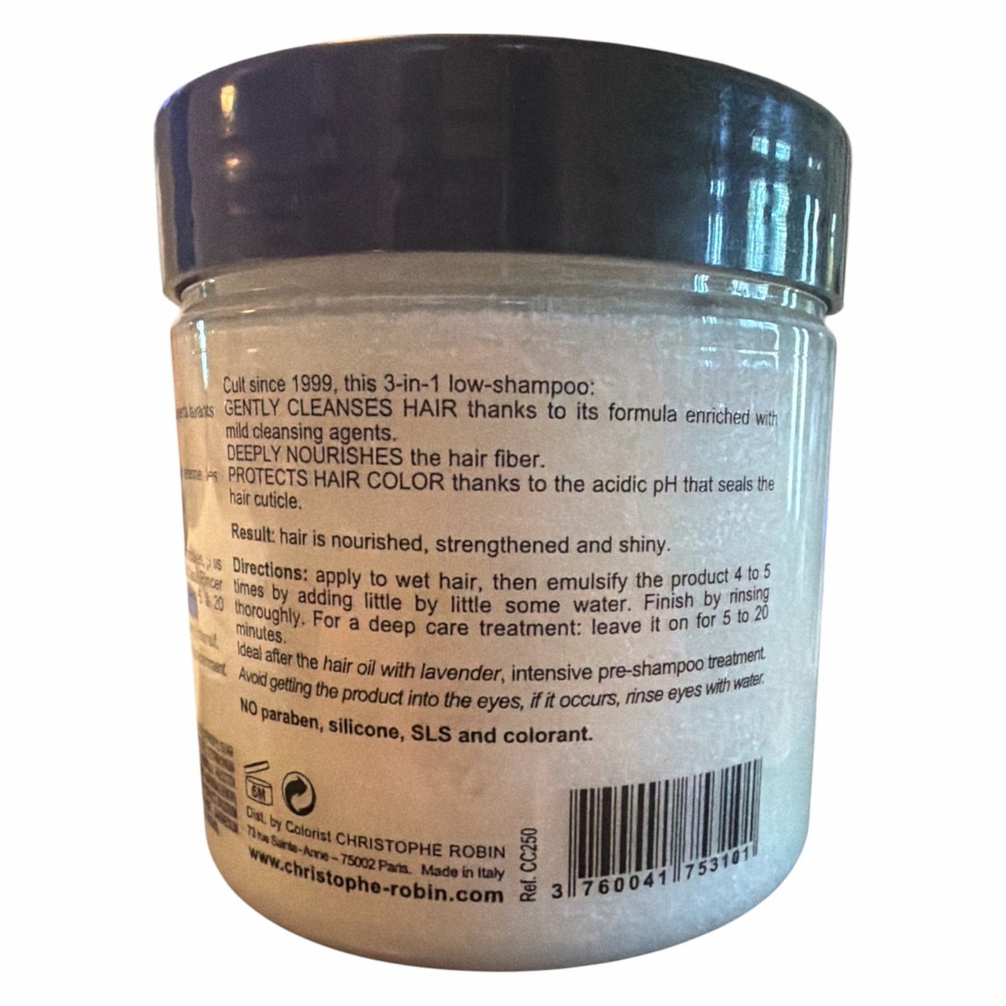 Christophe Robin Cleansing Mask with Lemon 8.33 oz New Sealed