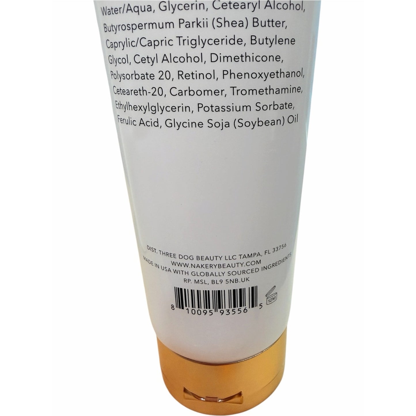 Nakery 2 Pc Body Care Set NEW Sealed Lift-TOX Spray + Retinol Ferulic Cream