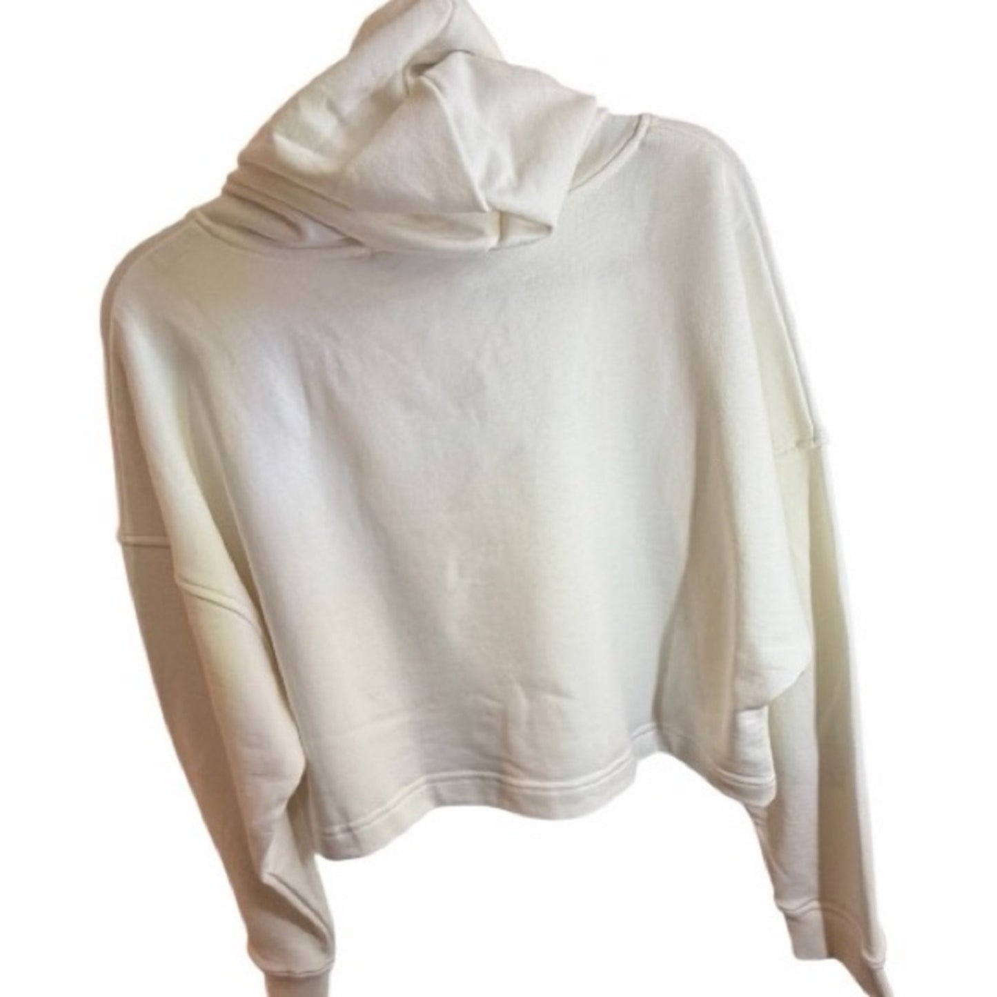 Joshua Sanders White Hoodie with Pink Smiley Face