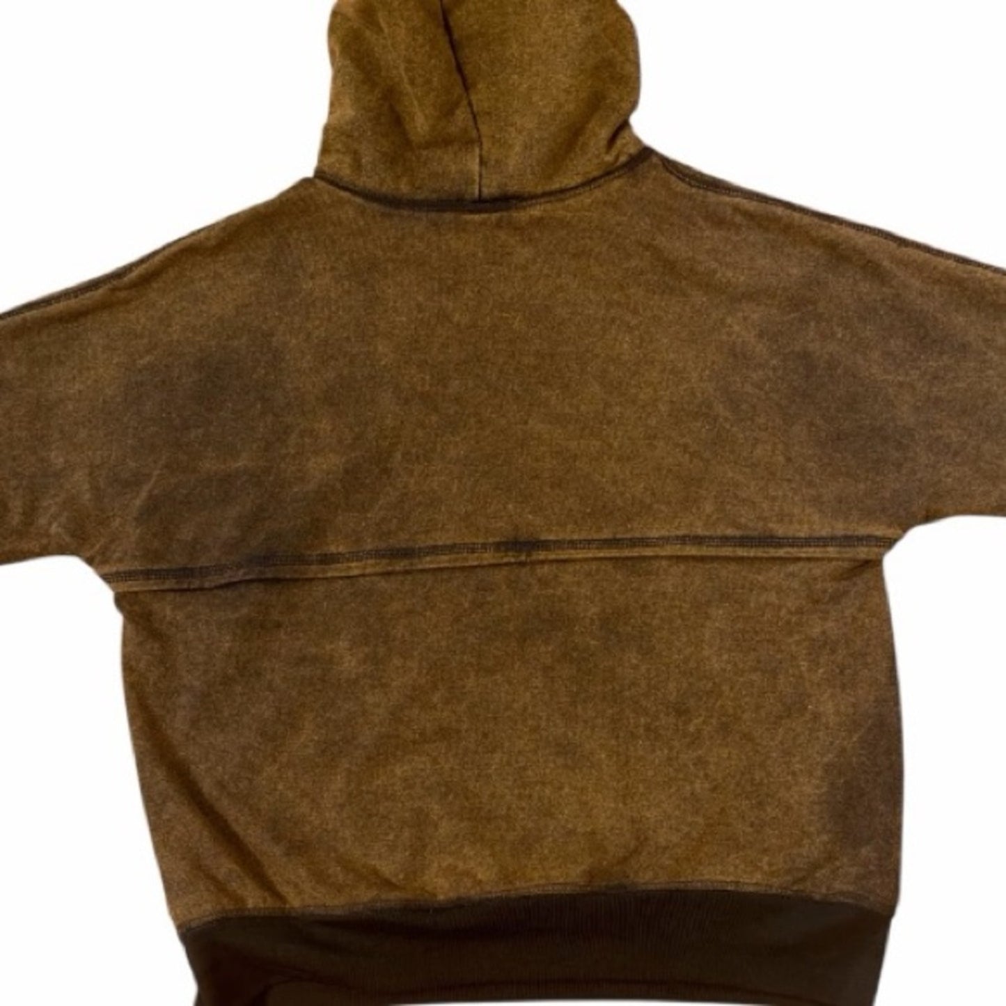 BARRAGAN DESIGNER STREETWEAR Chain Hoodie - Brown Tie-Dye - Size XL Gender Neutral