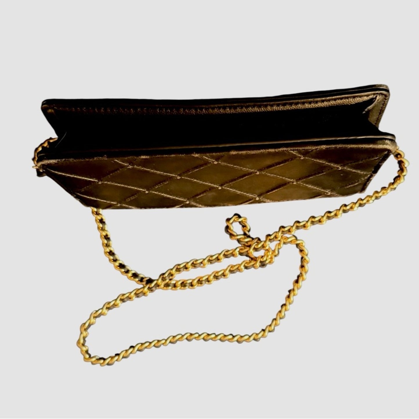 Tory Burch Fleming Soft Chain Wallet Crossbody - Black