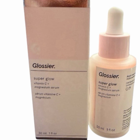 Glossier Super Glow Vitamin C + Magnesium Brightening Face Serum 1oz/30ml BNIB