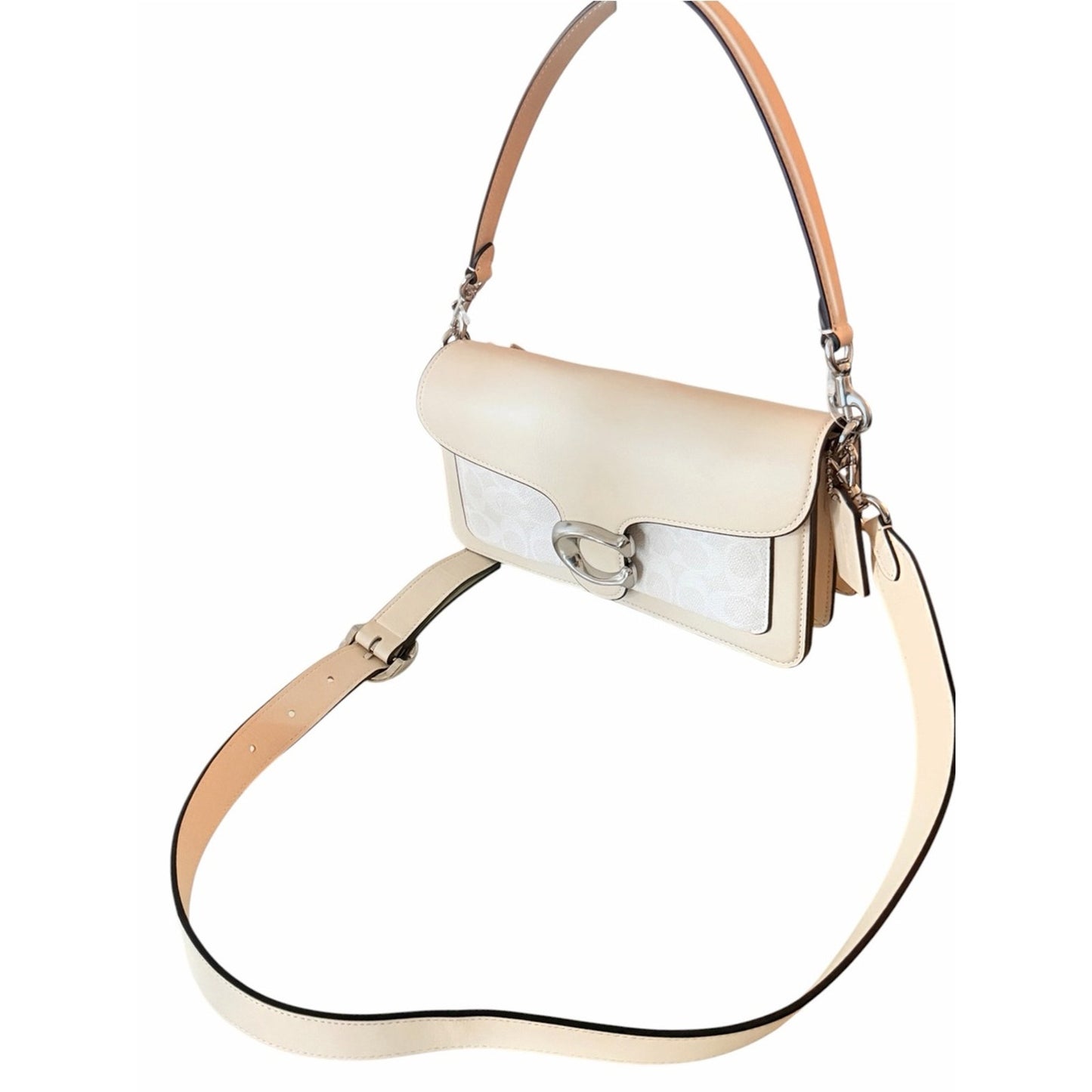 Coach Tabby Shoulder Bag 26 W/Crossbody Strap In Chalk- New With Tags