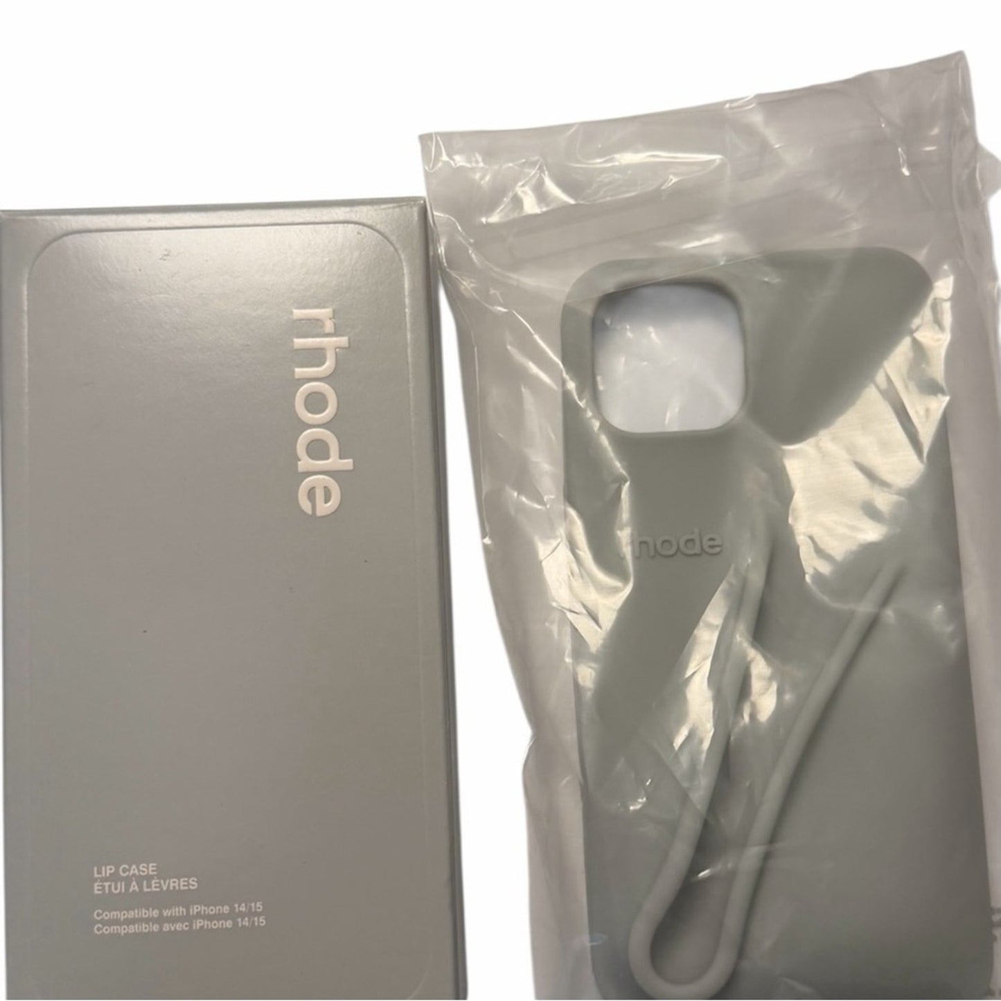 Rhode Lip Case iPhone 14/15 Silicone Phone Case NEW Hailey Bieber NIB Sealec