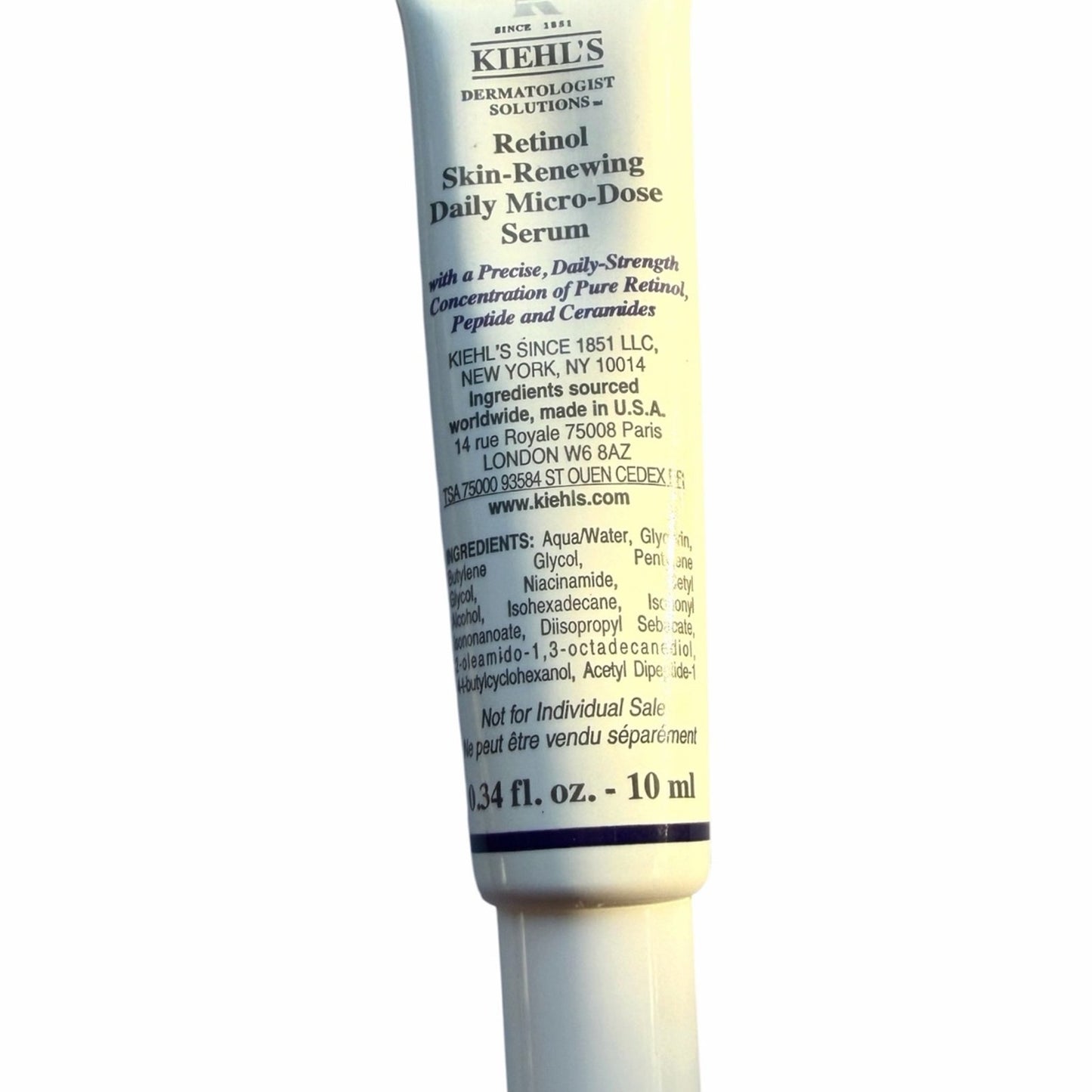 Kiehl’s Super Multi-Correctors Kit NIB Retinol Serum Travel Size Set