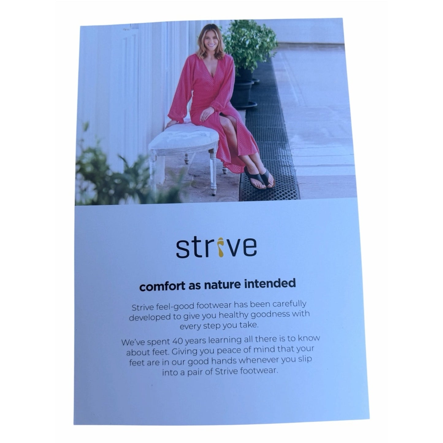 Strive Angular Comfort Sandals Tan Leather Size 7 NIB Every day Wear