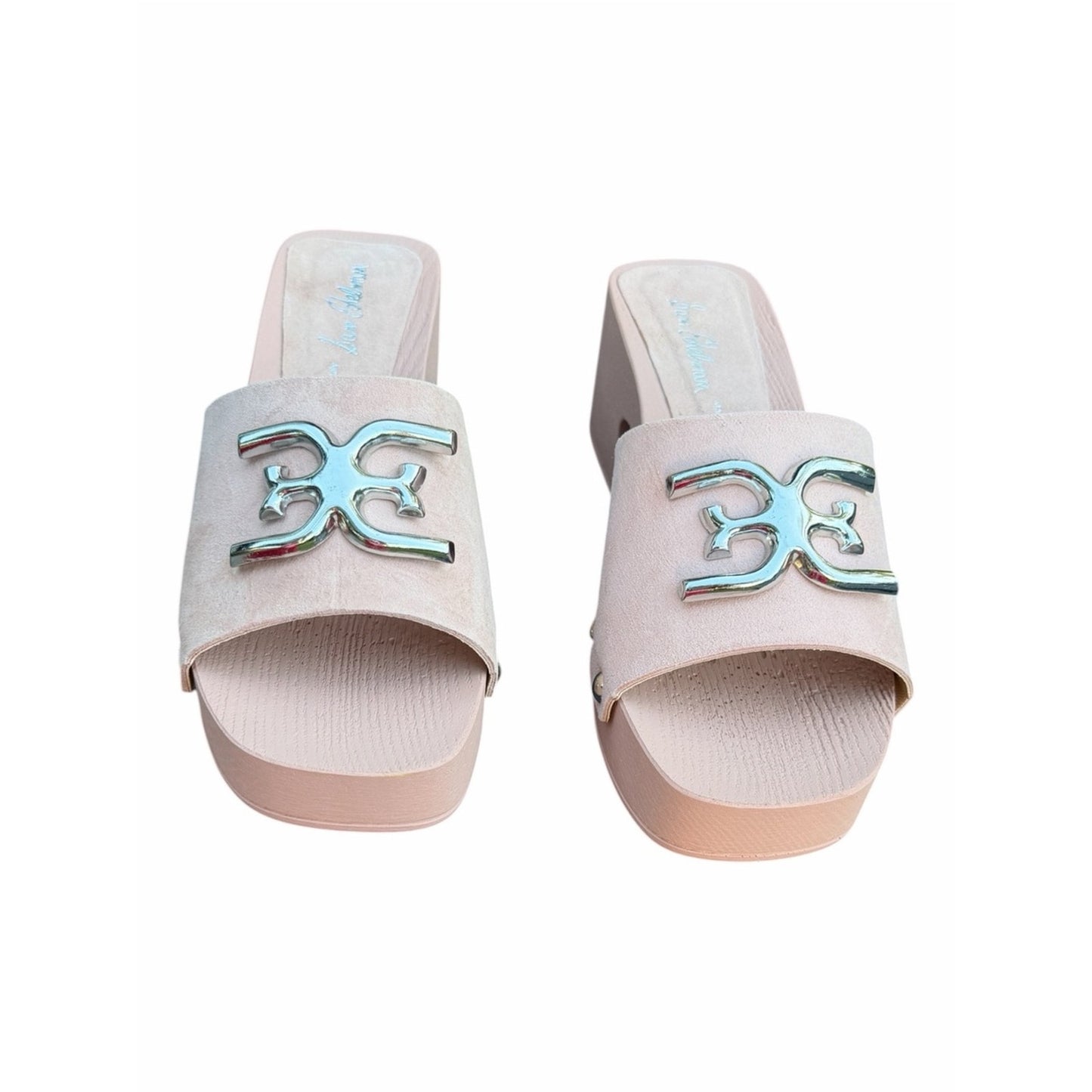Sam Edelman Francina Pale Pink Platform Mule -Clog Scandi Sandals Size 7 NIB