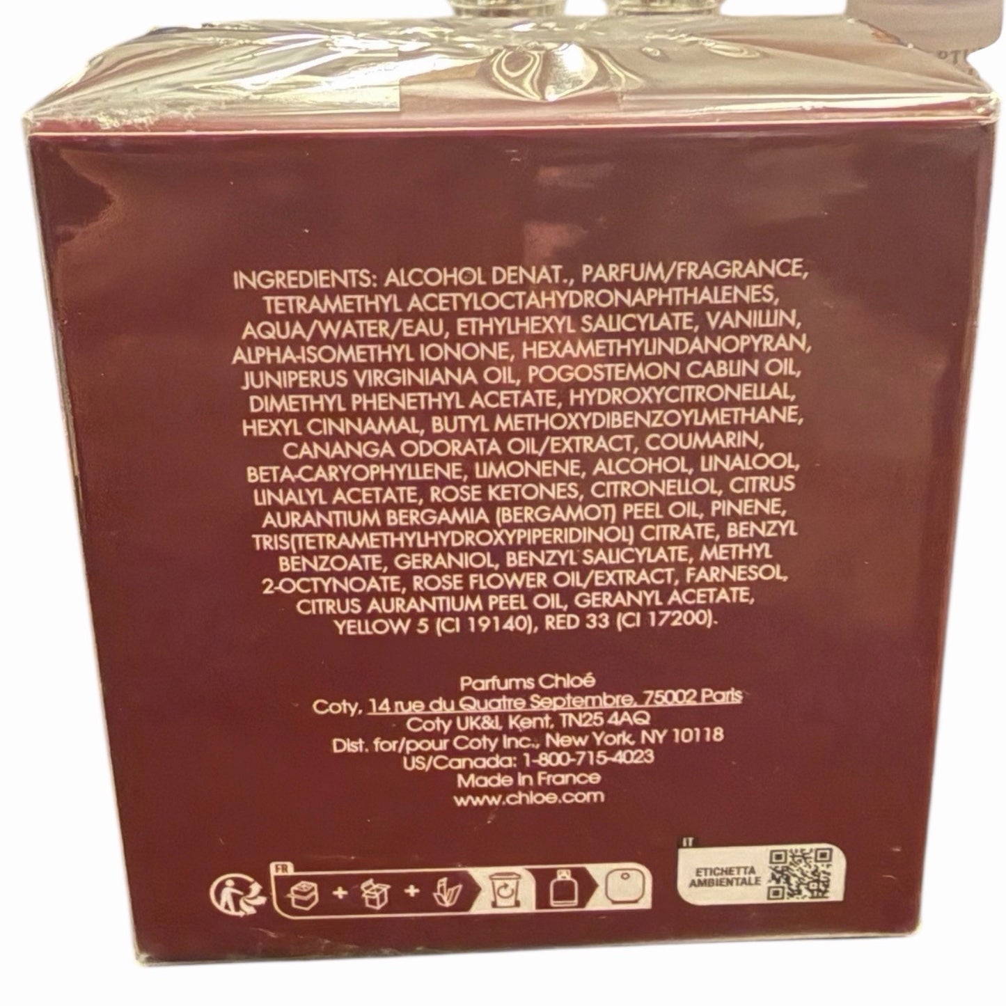 Chloé Le Parfum 3.3 oz -Parfum – NEW & SEALED – Rechargeable Refillable Vegan