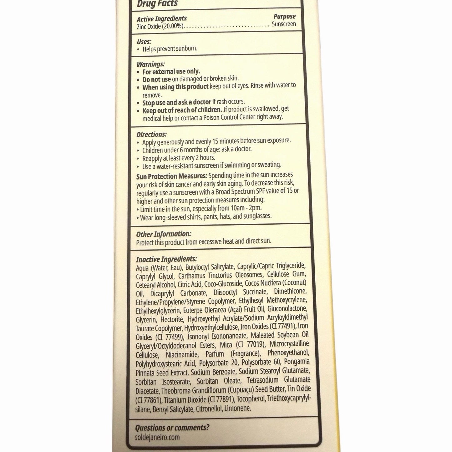 Sol de Janeiro Rio Radiance Body Lotion SPF 50 6.7 fl Oz, Cheirosa 87 Fragrance